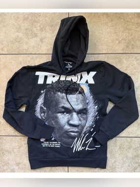 Trinx LA Mike Tyson Face Hoodie Size Small High Quality Black New FAST SHIPPING